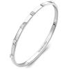 Brosway Bracciale Donna, Bracciale Rigido in Acciaio e Cristalli | Collezione With You - BWY58