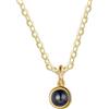 Lam Hub Fong Personalizzata Proiezione di Foto Collana per Donna Uomo Collana con Foto Dentro Regali di gioielleria per compleanni San Valentino Festa di Natale (Oro)