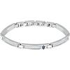 MASERATI Bracciale Uomo in Acciaio, IP Blu, Collezione Iconic - JM423AVD21