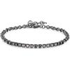 S'Agapõ Bracciale Uomo in Acciaio e Zirconi | Collezione Tricky - STK04