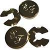 BLUSUPERSHOP 1 COPPIA COPRIBOTTONI 18 MM,PERSONALIZZATI 2 INIZIALI PER COPRIBOTTONE, SCEGLI COLORE ORO, ARGENTO ETC, COPRI BOTTONI PER CAMICIA O POLSINI UNISEX BIJOUX UOMO IN OMAGGIO PORTACHIAVI