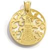 De Bussy Medaglietta Vergine di Loreto in argento sterling con rivestimento in oro 18 kt®