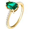 Morellato Anello Donna in Argento 925% Riciclato, Zirconi, collezione Tesori - SAIW203010