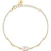 Morellato Bracciale da donna in argento riciclato al 925% con zirconi, collezione Tesori SAIW209, Argento 925 riciclato, Zirconia cubica