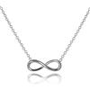 jewellerybox Collana con Simbolo Infinito 41-46cm in Argento 925