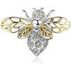 LES FOLIES DI PAOLA GRIECO Charm Ape Regina Alverare Insetto Miele in argento 925 - Les Folies per Pandora