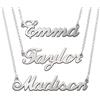 MyNameNecklace MYKA - Collana con nome personalizzato carattere classico in argento 925 - regalo perfetto per donne