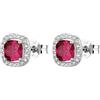 Brosway Orecchini Donna, Orecchini a Lobo in Argento e Passion Ruby | Collezione FANCY - FPR134
