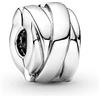 PANDORA Passions Clip in argento sterling con fiocco