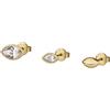 BREIL, My Lucky Collection, Orecchini Donna Twinkle Stars TJ3184, Collezione Gioielli Giulia Salemi, in Acciaio Colorato, con Cubic Zirconia, Colore Gold, Misura 2