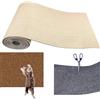 Dujuanus Climbing Cat Scratcher, Tiragraffi Arrampicata per Gatti, Diy Climbing Cat Scratcher Adesivo, Ritagliabili Tappeto Tiragraffi per Gatti Divano, Tappeto Antiscivolo per gatti (30*100cm,Khaki)
