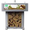 Anthouse.es - Formicaio in schiuma 3D - Kit T - 14x8x14cm - Formicaio - Colore Grigio - Formiche Incluse