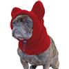 Demsyeq Cappello da neve per cani, comodo cappello invernale ispessito per animali domestici, lavabile con orecchie, cappuccio per la testa e il collo, sciarpa per l'inverno e il freddo per