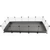 C&C modular cage 5x2 pig rabbit hedgehog silver 180 x 75 x 37 cm
