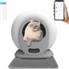 GESEILAY Lettiera Autopulente per Gatti, Antiodore Lettiera Automatica, con App, Elettrica Sabbiera Gatto Autopulente per 1-8KG Gatti