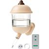 Générique Bottiglia d'Acqua per Criceto - Distributore Magnetico Anti-Perdite 170ml - Dispenser di Acqua per Furetto Senza Goccia con Luce Notturna e Telecomando | Rivolto ai criceti, Gerbille, Cincillà, Héris