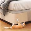 ENONCI - Tappetino tiragraffi autoadesivo per gatti e altri animali domestici, protezione antigraffio per divano e mobili, riutilizzabile (beige, 40 x 120 cm)