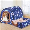 qing yun Grande cuccia per cani di lusso, calda e lussuosa, XL XXL, per interni ed esterni, cuccia per cani di grandi dimensioni, grotta igloo, per interni ed esterni, lavabile (L 60 x 48 x 43 cm, C)