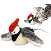 Knowlife Giocattolo Per Gatti Bird chases, Ricaricabile Giocattoli Per Gatti Uccellos Che Sbatte Le, Flappy Bird Toy Cat, Giocattolo Interattivo Per Gatti con Erbas Gatta, Gioco Gatto Uccellino Che Vola