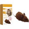 Generic Giocattolo per gatti con topi mobili, giocattolo interattivo per gattini, design con telecomando, funzione sonora coinvolgente, ideale per ridurre la noia, di gioco per animali domestici