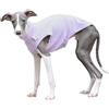 Generic T-shirt Levriero Italiano Per Cani Di Taglia Piccola E Media, Gilet Estivo Leggero E Fresco, Vestiti Whippet, Camicie Traspiranti Per Animali Domestici, Abbigliamento Da Esterno(Purple,2XL)