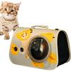 Nbbwwu Imbracatura per trasportino per animali domestici, Imbracatura per gatti,Zaino a bolle per animali domestici - Borsa a tracolla per animali domestici, design ventilato, comoda borsa per cani