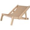 Generico Letto Rialzato per Gatti con Tiragraffi in Sisal | Sedia da Spiaggia Amaca con Cuscinetto Rimovibile | Legno Naturale per Gatti Indoor di Piccole Dimensioni