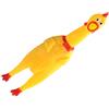 ISO TRADE Squeaky Chicken Rubber Toy Dog Toy Portable Durable Fun A Quattro Zampe 5191
