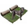 PetZolla Ricarica XL PetZolla Cane - Traversina per cani in vero prato 100x90 cm | Ricambio facile da sostituire per il Kit Cane XL, Lettiera per cani grandi dura oltre le 4 settimane - Made in Italy