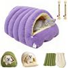 Generic Cozy Monster Letto per Gatti, Grotta per Gatti per Interni, Tenda per Gatti Morbida e Calda, Tenda per Animali Domestici Morbida e Calda per Interni, Cuccia per Cani e Gatti con Cuscino Rimovibile e