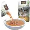 LEONARDO Drink & Care Mobility [20 x 40 g, Multipack, sapore di pollo] Bevanda per gatti | senza cereali con lamelle di carne per supportare la funzione articolare | Integratore alimentare