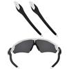EZReplace Aste di ricambio nere per occhiali da sole Oakley Radar EV Path/Radar EV Pitch/Radar EV Path Asian Fit, Blu, Taglia unica