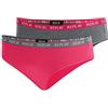 REPLAY I101297-001-N288 Slip Donna, con Logo (2 Pezzi) Slip da Donna Donna Light Grey Melange/White/Black Taglia L