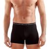 Enrico Coveri Boxer Uomo Super Offerta 3 E 6 Pezzi Boxer Uomo Elasticizzato Elastico Esterno (6 Pezzi-Nero, S)