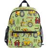 Ksajwzf Zaino per bambini con trattori Ccartoon agricoltura zaino per bambini per ragazze ragazzi 3-8 anni asilo zaino colorato auto zaino, Multicolore