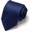 Suwequest Novità Legami Cravatta Uomo 7,5 cm Blu Cravatta Verde Arancione Sala di Seta per Uomini Fiume Matrimonio L176, L176, Taglia unica