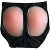 HIFFEY Rinforzatore del Cuscinetto in Silicone Mutandine del Culo Finto Mutandine Modellanti Imbottite Senza Cuciture (Color : 2cm Thickness Black, Size : M)