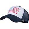 VIONLAN, Cappello da Baseball con Bandiera Americana, Cappello da Camionista per Uomo e Donna, con Logo in Rilievo 3D, Regolabile, Cappello Snapback in Rete per Esterni, Taglia Unica