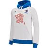 Macron Felpa con cappuccio da adulto Rugby World Cup 2023 ufficiale, bianco, X-Large