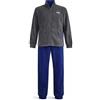 dolcecasabiancheria IRGE Pigiama Tuta Uomo Taglie Forti in Caldo Pile, Aperto Davanti con Cerniera Full Zip, Colletto Alto e Tasche, Abbigliamento da Casa Termico - 2XL Grigio