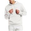 Champion Powerblend - Felpa con cappuccio da uomo bianco S