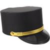 VANZACK Cappello da in Nero per Adulti Design Retrò Classico in Accessorio Unisex per Parate e Eventi Vintage