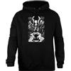 Oldrytee Ghost Knight Hollow Knight Felpa Nera con Cappuccio Unisex vestibilità Semplice