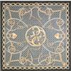 GUESS sciarpa Kefiah Max 130X130 Black nero