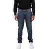 Celio Jeans da uomo in cotone slim fit tinta unita blu, PIETRA DOPPIA H24, 44