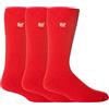 HEAT HOLDERS - 3 Paia Multipack Uomo Invernali Termiche Calze in Pile (39-45, Rosso)