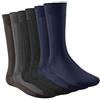Dublo Original Calzino Corto 335 Uomo Canaletto Con Treccine Blu e Assortito Prodotto In Italia Egidio (46/47, 6 assortito)