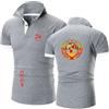 TKAJHPAH Polo Grafiche da Uomo per C.C.C.P Maglietta con Colletto Tinta Unita Traspirante A Maniche Corte con Bottoni Stile Streetwear da Tennis-ChengS||x_s