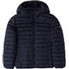 IDO Giubbino primaverile 100 grammi bambino 14 anni - 164 cm color blu con zip e cappuccio