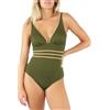 JANINE ROBIN Bassin d'Arcachon - Maglia 1 pezzo senza armature Berretto CDE Venezia, verde, L